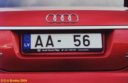 lv on number plate